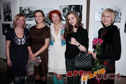Оксана Сташенко на благотворительном вечере в Доме Актера