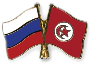 Флаг Россия-Тунис